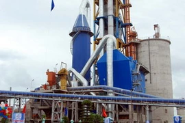 Một góc của Nhà máy ximăng Lam Thạch II. (Ảnh: Đinh Mạnh Tú/Vietnam+).