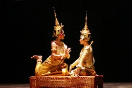 Một tiết mục mà Đoàn nghệ thuật Campuchia từng biểu diễn. (Nguồn: Báo Tây Ninh)