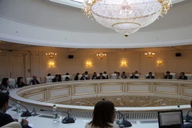 Quang cảnh lễ khai mạc. (Ảnh: Cao Cường/Vietnam+)