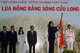 Viện Lúa ĐBSCL đón nhận Huân chương Độc lập hạng nhất