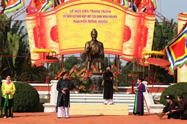 Kỷ niệm 429 năm ngày mất Danh nhân văn hóa Nguyễn Bỉnh Khiêm