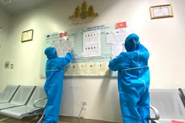 [Photo] Hoàn tất chuẩn bị cho hơn 2.200 người bầu cử ở Bệnh viện K