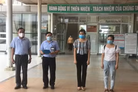 2 bệnh nhân COVID-19 cuối cùng tại tỉnh Quảng Nam được công bố khỏi bệnh. (Ảnh: PV/Vietnam+)