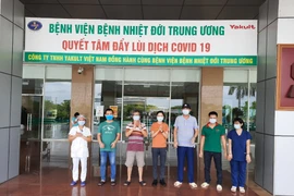 Các bệnh nhân được công bố khỏi bệnh COVID-19 trong ngày 21/7. (Ảnh: PV/Vietnam+)