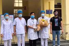 Bệnh nhân mắc COVID-19 được công bố khỏi bệnh ngày 20/4. (Ảnh: Vietnam+)