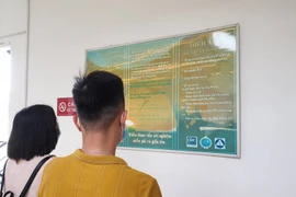 Một điểm tham vấn và xét nghiệm HIV miễn phí. (Ảnh: T.G/Vietnam+)