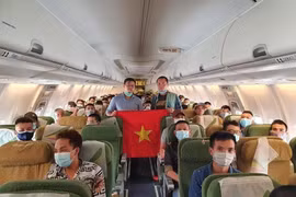 Hơn 130 công dân Việt Nam tại Malaysia và một số nước châu Phi về nước an toàn. (Ảnh: TTXVN phát)