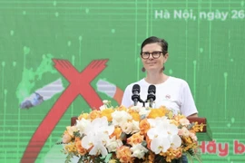 Tiến sĩ Angela Pratt - Trưởng Đại diện WHO tại Việt Nam. (Ảnh: TTXVN phát)