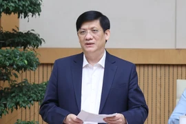 Bộ trưởng Bộ Y tế Nguyễn Thanh Long. (Ảnh: Thống Nhất/TTXVN)