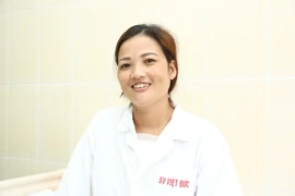 Bệnh nhân Thôi Thị Sáu đã hồi phục và xuất viện. (Ảnh: PV/Vietnam+)