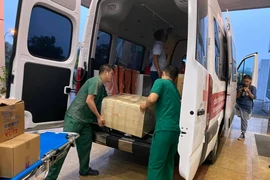 Hình ảnh các y bác sỹ lên đường đưa 120 ca COVID-19 về nước