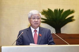 Chủ tịch Ủy ban Trung ương Mặt trận Tổ quốc Việt Nam Đỗ Văn Chiến. (Ảnh: Doãn Tấn/Vietnam+)