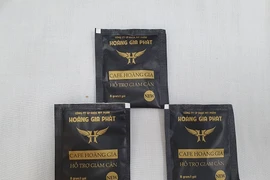 Loại cà phê hỗ trợ giảm cân bệnh nhân đã sử dụng. (Nguồn: Bệnh viện Bạch Mai cung cấp)