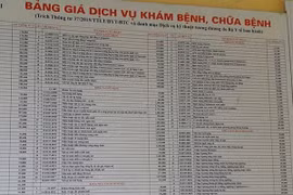Dự kiến, giá dịch vụ kỹ thuật mới được ban hành và áp dụng tại các cơ sở y tế công lập, khi Luật Khám bệnh, chữa bệnh có hiệu lực từ 1/1/2024. (Ảnh: PV/Vietnam+)