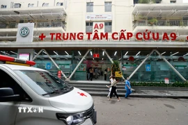 Trung tâm cấp cứu A9, Bệnh viện Bạch Mai. (Ảnh: Minh Quyết/TTXVN)