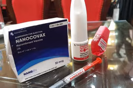 Một số loại vắcxin phòng COVID-19 NANOGEN đang nghiên cứu sản xuất. (Ảnh: T.G/Vietnam+)