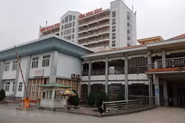 Bệnh viện Đa khoa tỉnh Ninh Bình - nơi đang cách ly bệnh nhân COVID-19 thứ 18 tại Việt Nam. (Ảnh: Đức Phương/TTXVN)