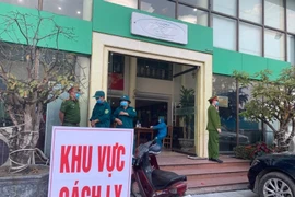 Khu vực cách ly tại một khách sạn. (Ảnh: T.G/Vietnam+)