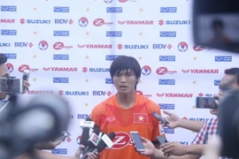 Tuấn Anh chia sẻ về quãng thời gian khó khăn ở Nhật Bản. (Ảnh: Hiếu Lương/Vietnam+)