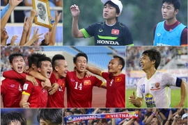 Huấn luyện viên Toshiya Miura, Công Phượng & Hoàng Anh Gia Lai, thất bại trước người Thái, tour du đấu của Manchester City... là những điểm nhấn ấn tượng nhất của bóng đá Việt Nam năm 2015. (Ảnh: Minh Chiến/Vietnam+)