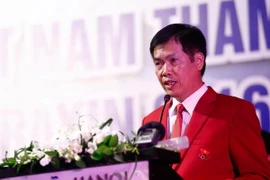 Trưởng đoàn Trần Đức Phấn đặt nhiều hy vọng vào cử tạ và bắn súng. (Ảnh: Minh Chiến/Vietnam+)