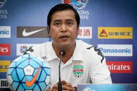 Ông Sơn tự tin trước cuộc đối đầu với FC Tokyo. (Ảnh: VFF)