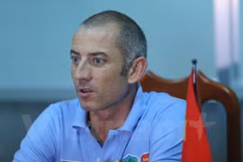 Ông Graechen tin rằng bóng đá Việt Nam vẫn sẽ có tương lai. (Ảnh: Minh Chiến/Vietnam+)