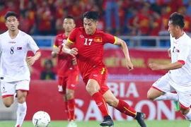 Mạc Hồng Quân (17) là một trong năm cái tên bị gạch khỏi danh sách đội tuyển Việt Nam. (Ảnh: Minh Chiến/Vietnam+)