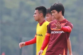 Tay trái của Công Phượng đã hoàn toàn bình phục. (Ảnh: Đỗ Đen/Vietnam+)