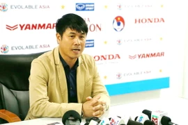 Hữu Thắng tin rằng đội tuyển mới thể hiện được lối chơi ấn tượng. (Ảnh: Đỗ Đen/Vietnam+)