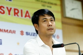 Hữu Thắng dành nhiều lời khen cho các học trò. (Ảnh: Minh Chiến/Vietnam+)