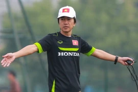 Ông Miura đặt nhiều niềm tin vào cuộc đối đầu với U23 Australia tối nay. (Ảnh: Minh Chiến/Vietnam+)