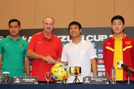 HLV Hữu Thắng sẽ đối đầu với người thầy Alfred Riedl. (Ảnh: Trần Chiến/Vietnam+)