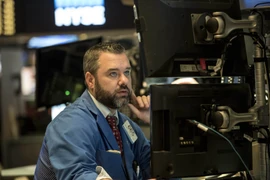 Tại sàn giao dịch chứng khoán New York, Mỹ. (Nguồn: AFP/TTXVN)