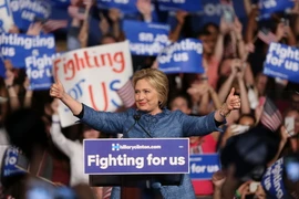 Cựu Ngoại trưởng Mỹ Hillary Clinton. (Nguồn: AFP/TTXVN)