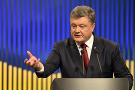 Tổng thống Ukraine Petro Poroshenko. (Nguồn: AFP/TTXVN)