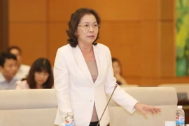 Bà Lê Thị Thu Ba, Phó Trưởng Ban Thường trực Ban Chỉ đạo Cải cách Tư pháp Trung ương. (Ảnh: Phương Hoa/TTXVN)