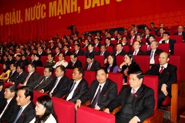 Các đại biểu tham dự phiên khai mạc Đại hội. (Ảnh: TTXVN)