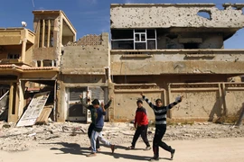 Người dân Libya. (Nguồn: AFP/TTXVN)