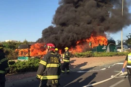 Hiện trường vụ đánh bom. (Nguồn: timesofisrael.com)