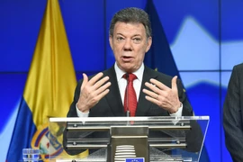 Tổng thống Colombia Juan Manuel Santos. (Nguồn: AFP/TTXVN)