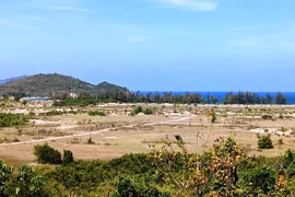 Dự án khu du lịch Bình Tiên 'đắp chiếu' sau 13 năm khởi công. (Ảnh: Hùng Võ/Vietnam+)