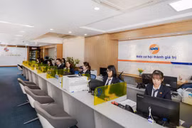 Điểm tích cực của thị trường là hoạt động giao dịch diễn ra sôi động với nhiều mã, nhóm ngành vượt các vùng giá 'đỉnh' cũ cùng thanh khoản tăng mạnh. (Ảnh: Vietnam+)