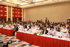 Hội thảo “Cộng hưởng sức mạnh đầu tư vì một Việt Nam thịnh vượng,” do Báo Đầu tư tổ chức ngày 15/5.(Ảnh: PV/Vietnam+)