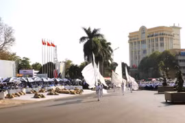 Lễ hội đường phố-'Buôn Ma Thuột - Nơi hội tụ 3 nền văn minh cà phê thế giới.' (Ảnh: Vietnam+)