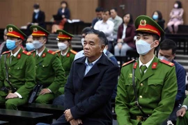 Bị cáo Trần Đình Thành, nguyên Bí thư Tỉnh ủy Đồng Nai tại phiên tòa. (Ảnh: Phạm Kiên/TTXVN)