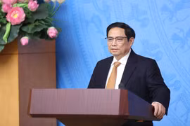 Thủ tướng Phạm Minh Chính chủ trì phiên họp. (Ảnh: Dương Giang/TTXVN)