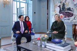 Thủ tướng Phạm Minh Chính gặp Hoàng hậu Hà Lan Máxima.