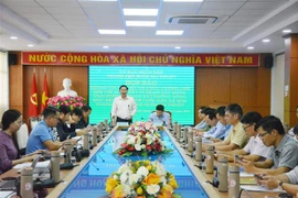 Quang cảnh buổi họp báo. (Ảnh: Tuấn Anh/TTXVN)
