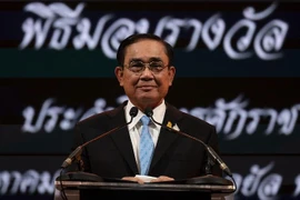 Thủ tướng Thái Lan Prayut Chan-o-cha phát biểu tại Bangkok. (Ảnh: AFP/TTXVN)
